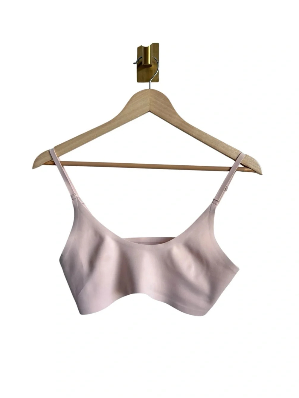 Intimately Free People Beige Nude Bralette Wireless Adjustable Straps Size M